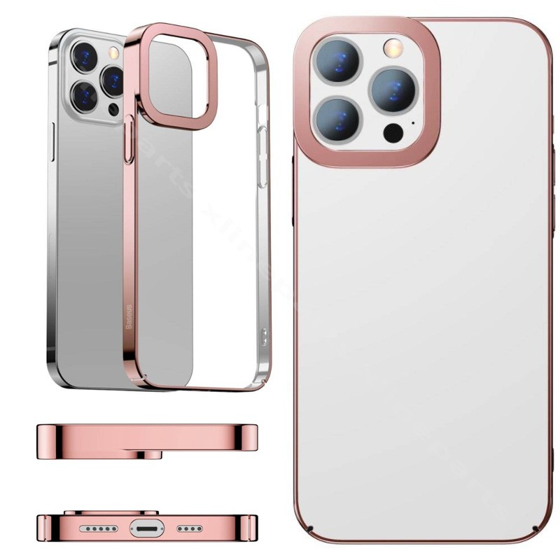 Back Case Baseus Glitter Apple iPhone 13 Pro pink