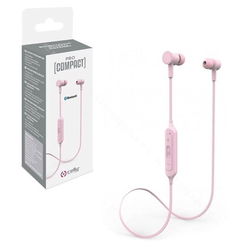 Earphones Celly Pro Compact Wireless pink